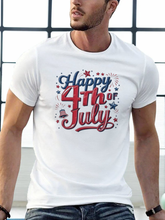 Men's T - Shirt, Vacation Graphic Print, Casual Round Neck Short Sleeve shirt For Traveler & Daily