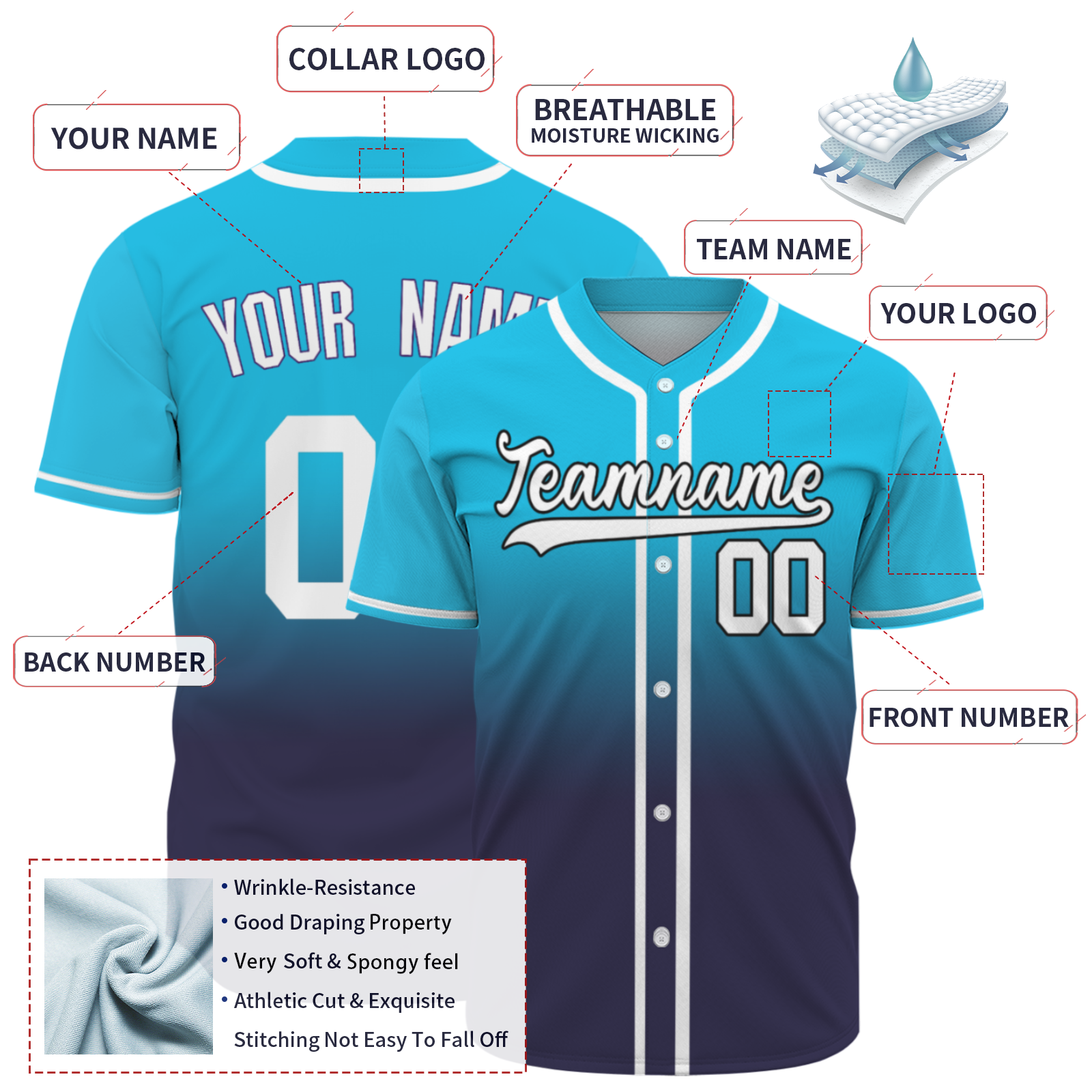 Customized Baseball Jersey for Men, Personalized Baseball Jersey   Custom Sports Fans Shirts Kids Youth Women