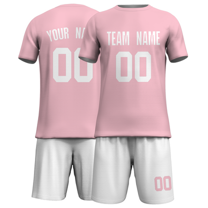 Custom White Yelow Sublimation Soccer Uniform Jersey