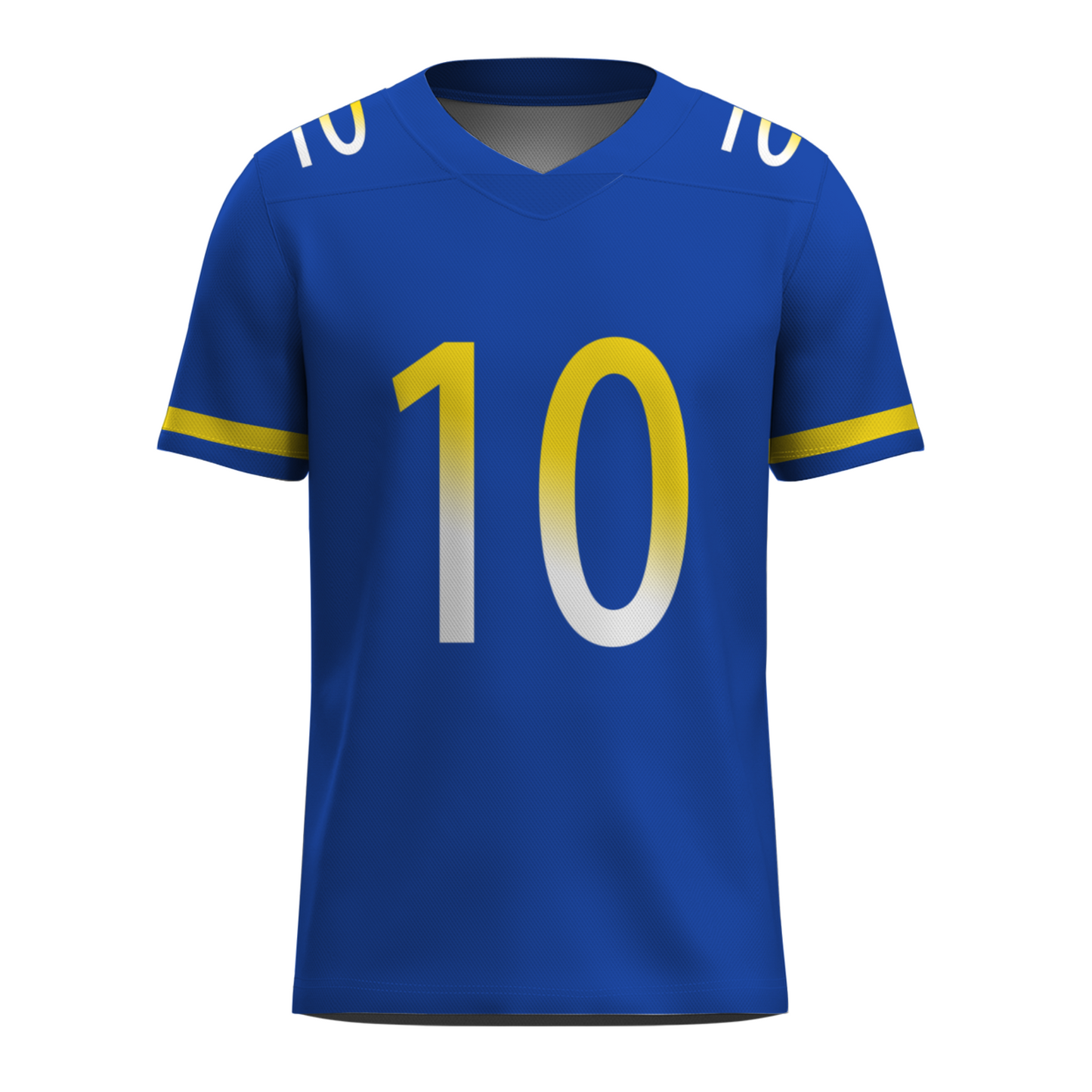 Custom Red White-Black Authentic 3D Football Jersey