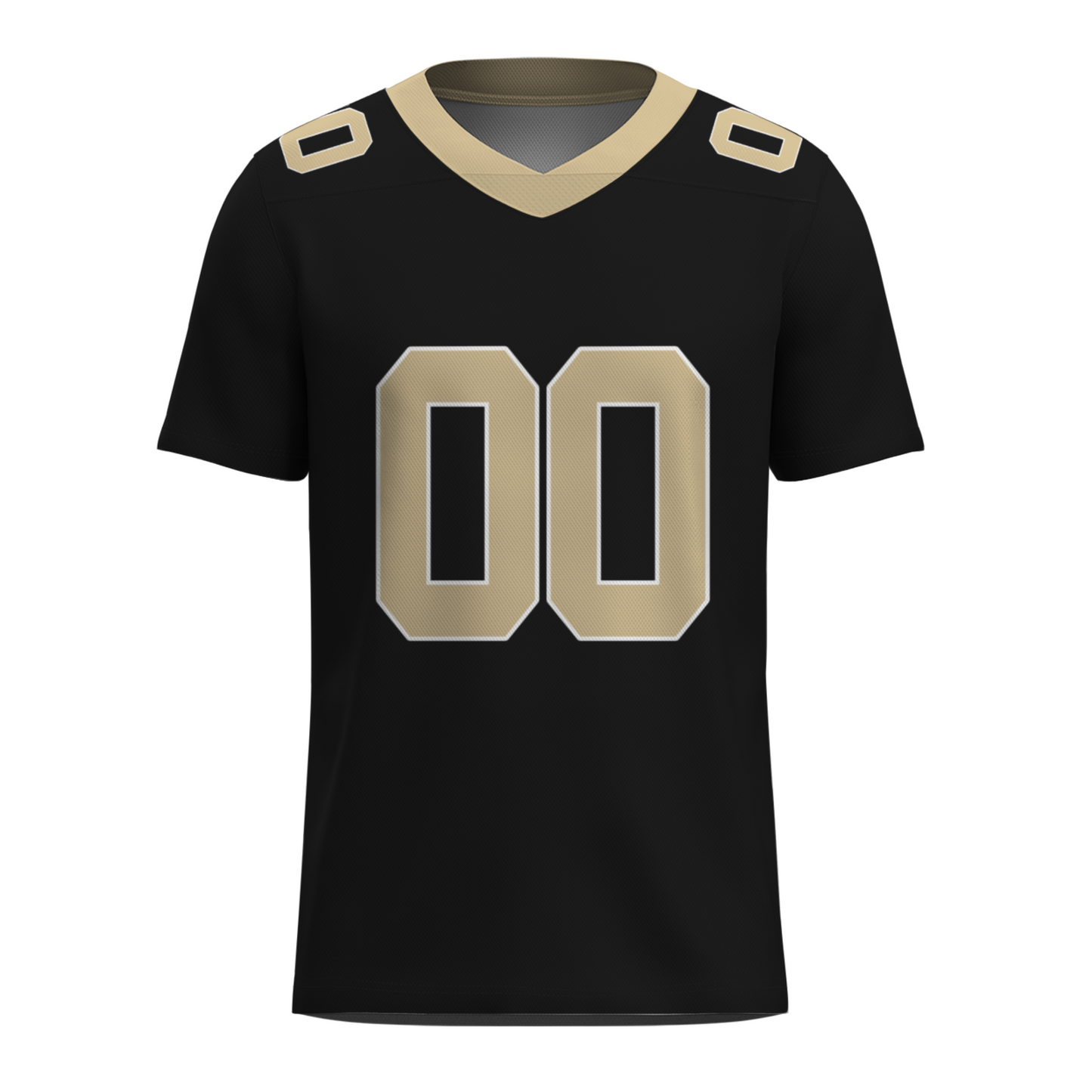 Custom Red White-Black Authentic 3D Football Jersey