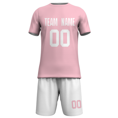 Custom White Yelow Sublimation Soccer Uniform Jersey