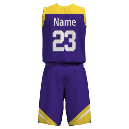 Custom Purple Camouflage White Lilac Basketball Uniform Jersey