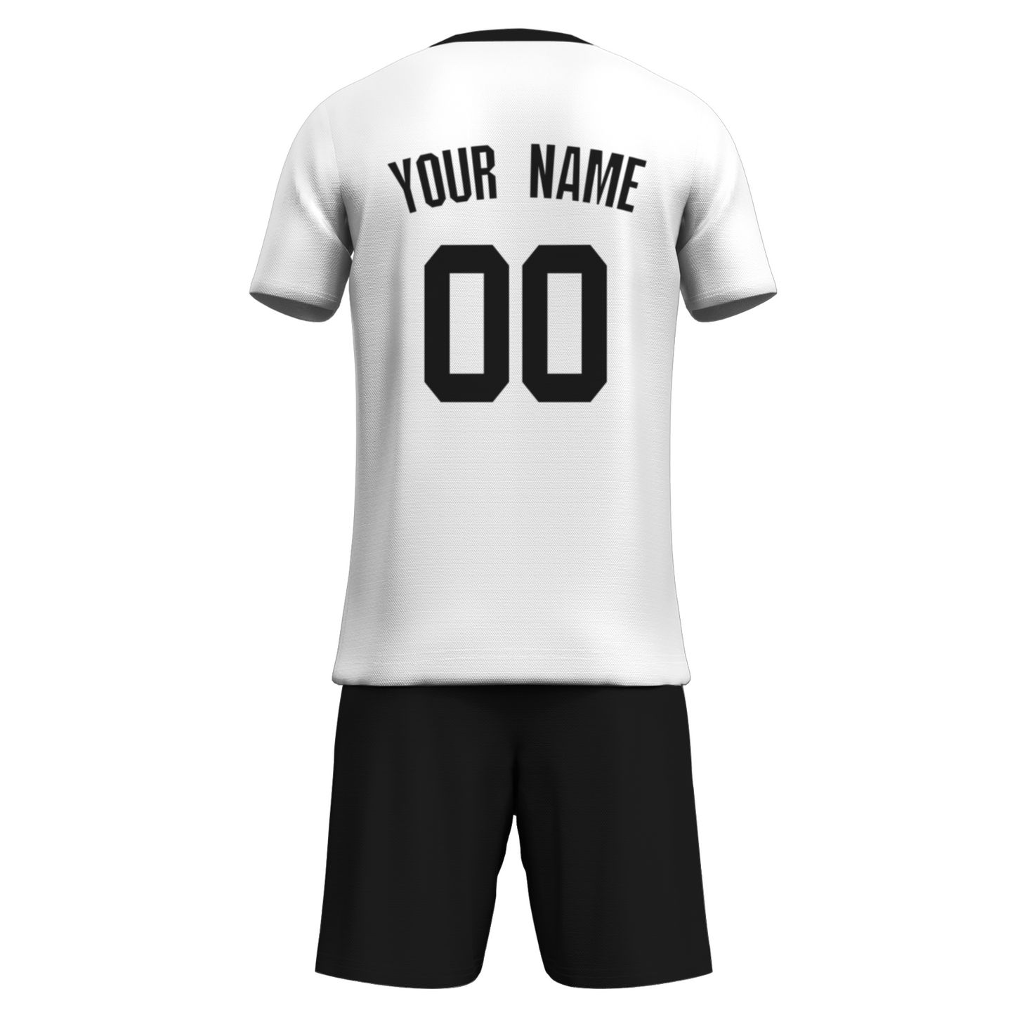 Custom  Fluorescent Green Black Sublimation Soccer Uniform Jersey