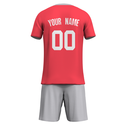 Custom White Yelow Sublimation Soccer Uniform Jersey