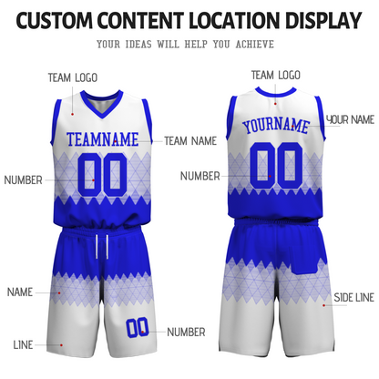 Custom Purple Camouflage White Lilac Basketball Uniform Jersey