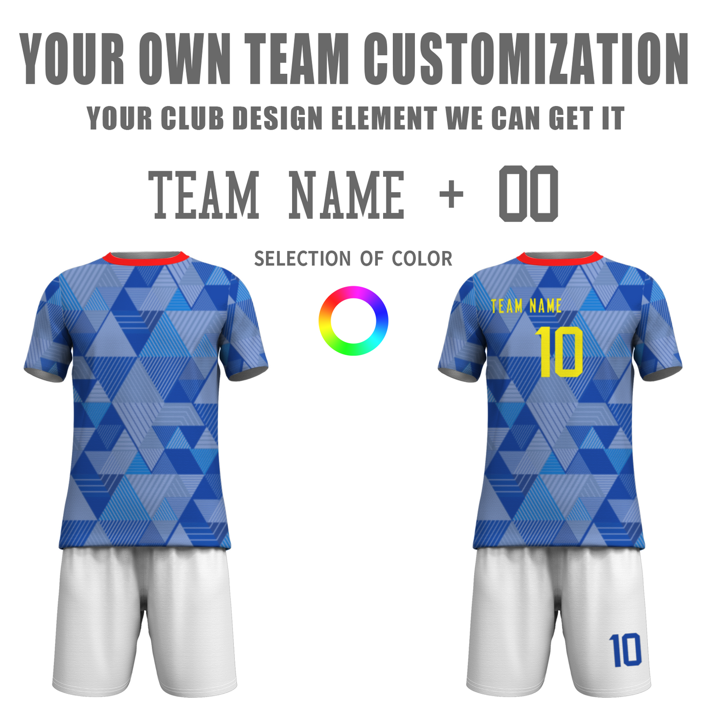 Custom White Black Sublimation Soccer Uniform Jersey