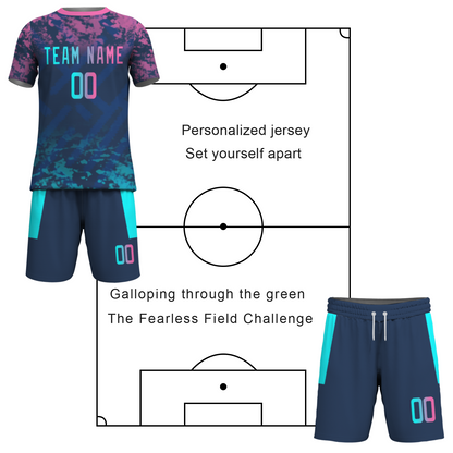 Custom White Black Sublimation Soccer Uniform Jersey