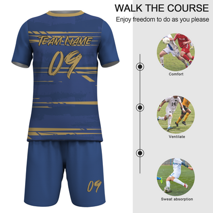 Custom White Black-White Sublimation Soccer Uniform Jersey