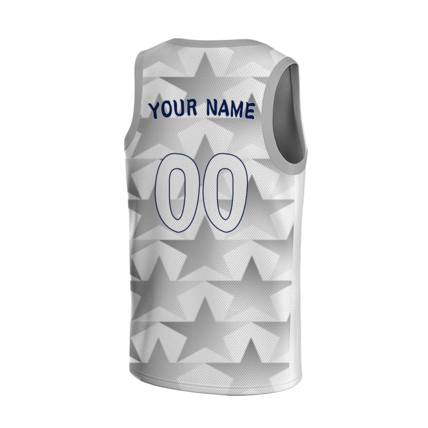 Custom Basketball Jersey - Personalized Star Print Tank Top - Full Sublimation