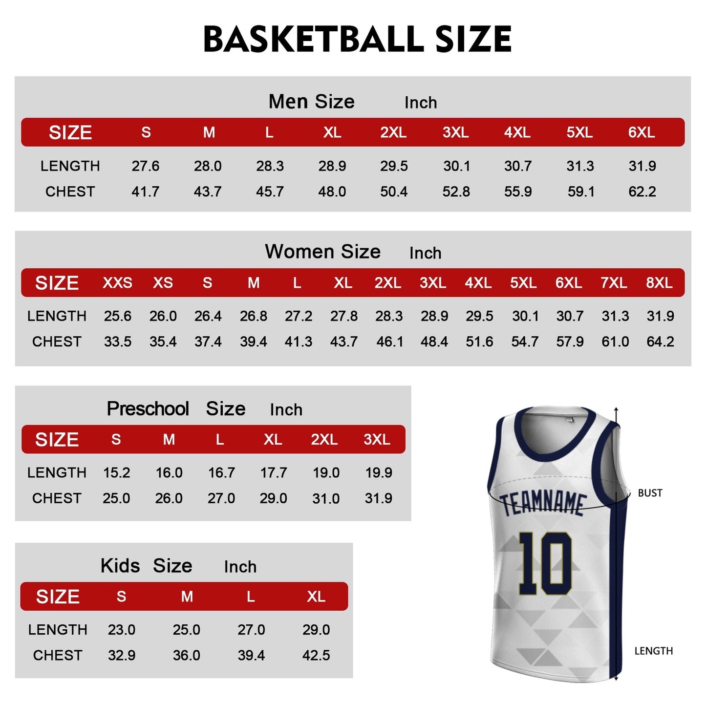 Custom Basketball Jersey - Personalized White Tank Top with Geometric Triangle Pattern - Full Sublimation