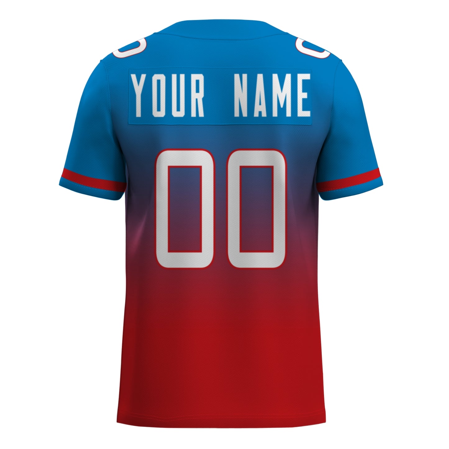 Custom Football Jersey - Navy & Orange Gradient Team Uniform - Full Sublimation