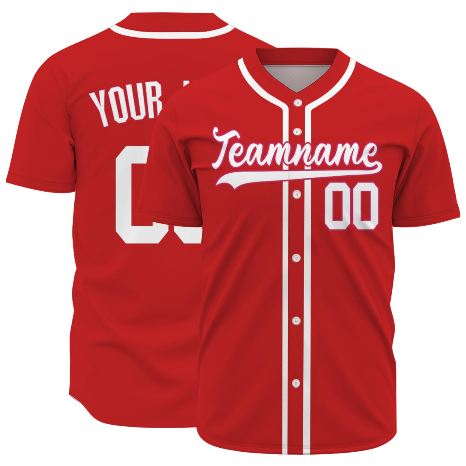Customized Baseball Jersey for Men, Personalized Baseball Jersey   Custom Sports Fans Shirts Kids Youth Women