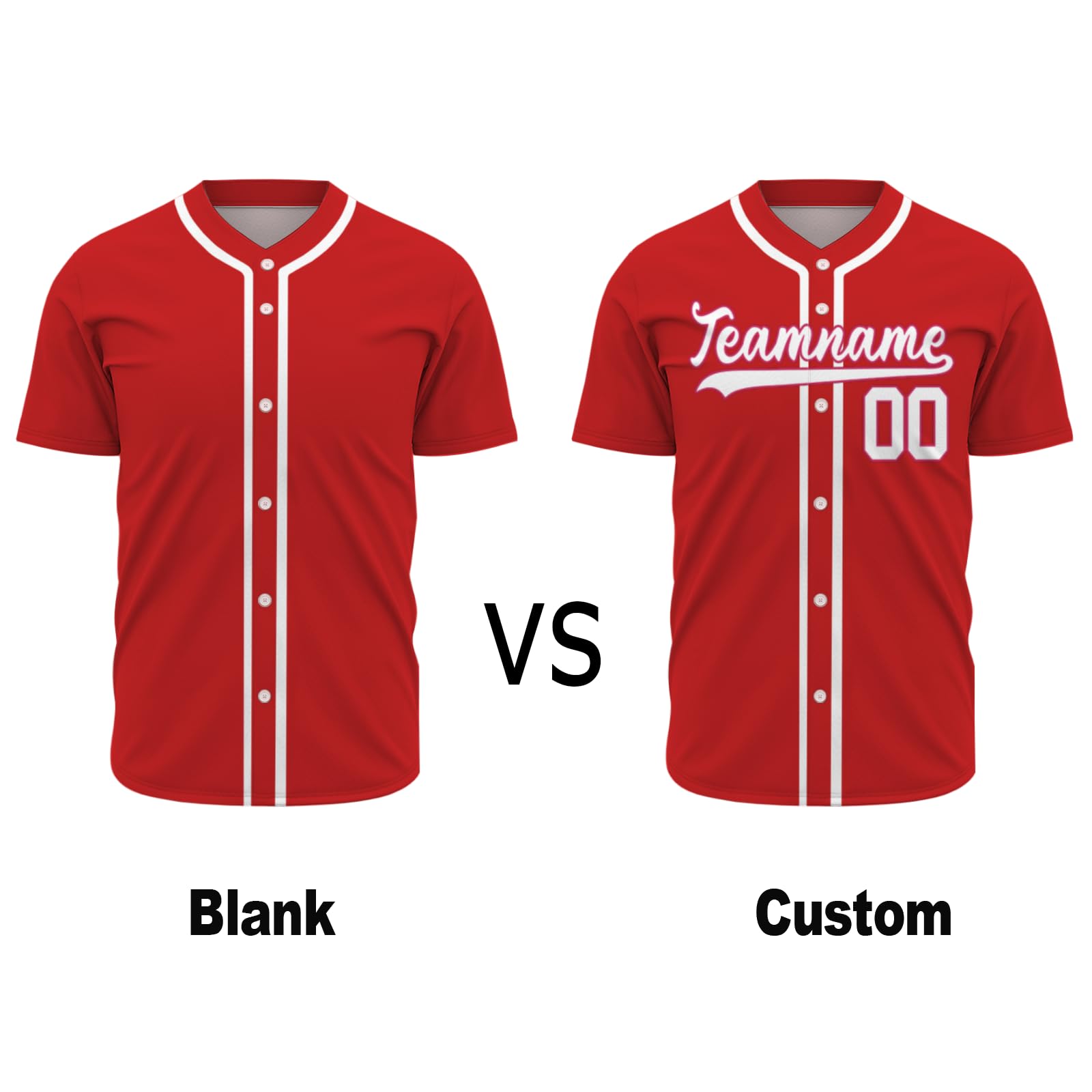 Customized Baseball Jersey for Men, Personalized Baseball Jersey   Custom Sports Fans Shirts Kids Youth Women